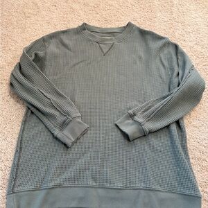 Aerie waffle knit sweatshirt